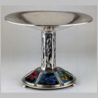 C. R. Ashbee, Silver cake stand, photo by moosoid9 on Flickr.jpg